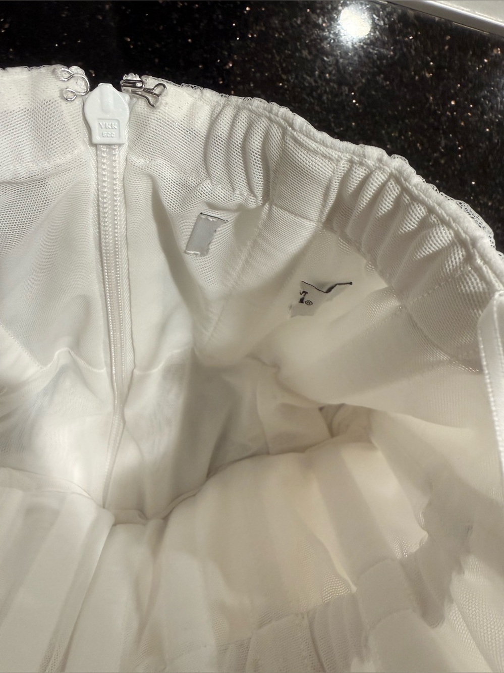 Helsi Athena Strapless High-Low Applique Gown size XS Preloved - Picture 6 of 6